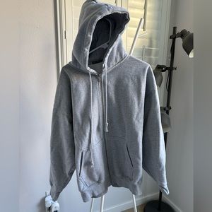 Brandy Melville Oversized Grey Christy Hoodie